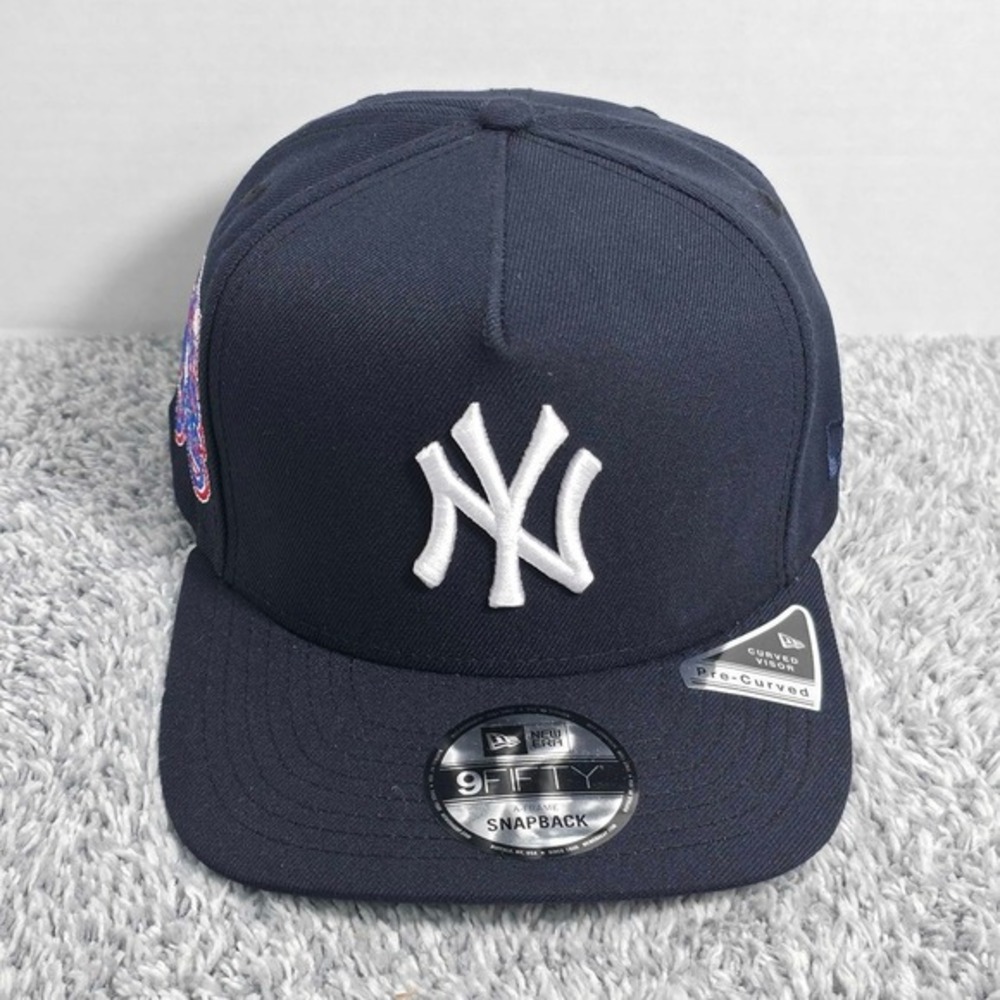 New Era 9FIFTY New York Yankees A-Frame 75th World Series Patch Snapback Hat Cap